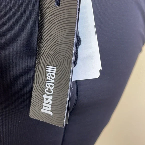 Just Cavalli sleeveless black/white & floral dress - size 38/8 - NWT - Picture 7 of 15